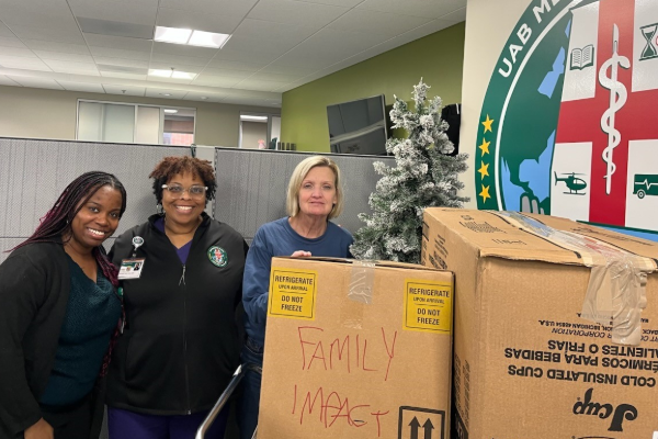 UAB Division of Trauma & Acute Care Surgery support community through clothing and supply drive