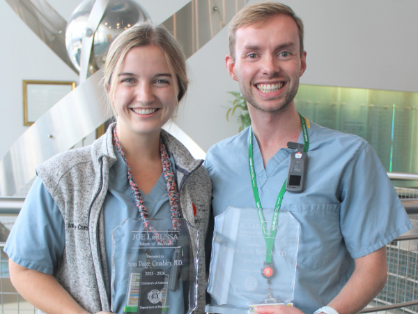 Crumbley and Wurst named 2025-2026 Joe LaRussa Interns of the Year