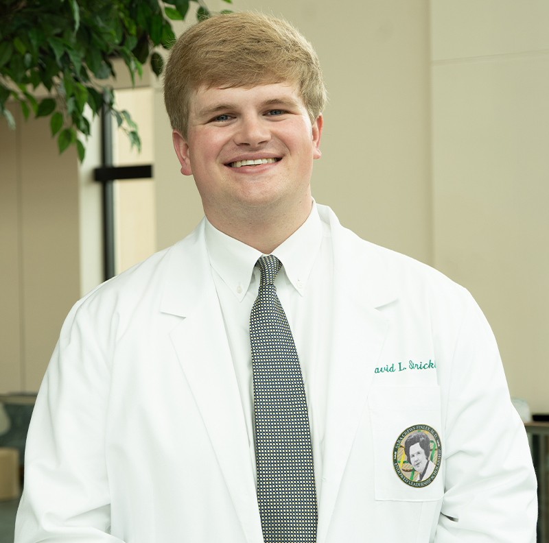 Heersink School of Medicine student David Strickland