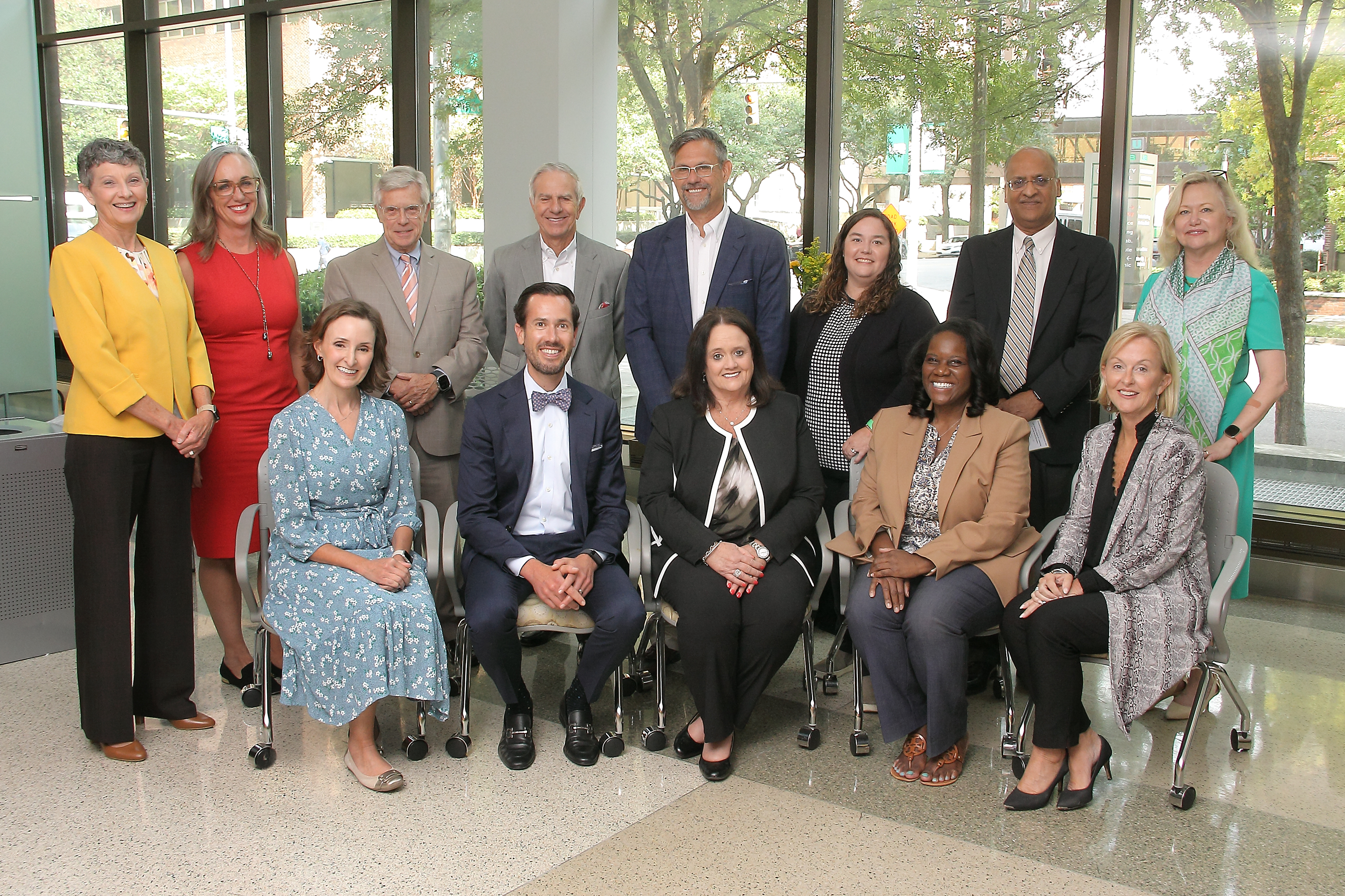 group photo of UAB employees being recognized at the leadership alumni reception