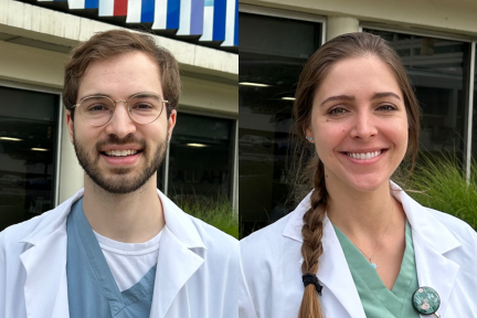 Johnson and Weintraub named chief residents for 2026–2027