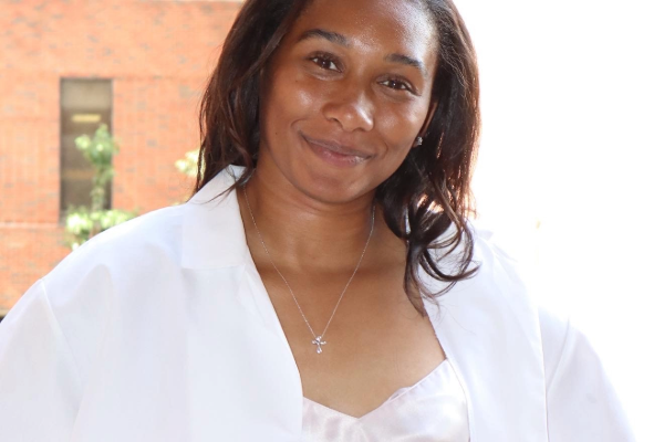 Caring while learning: How Audria Wood, MS4, balanced medical school and family