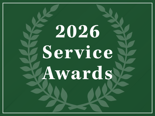 Pathology employees recognized for years of service in 2026