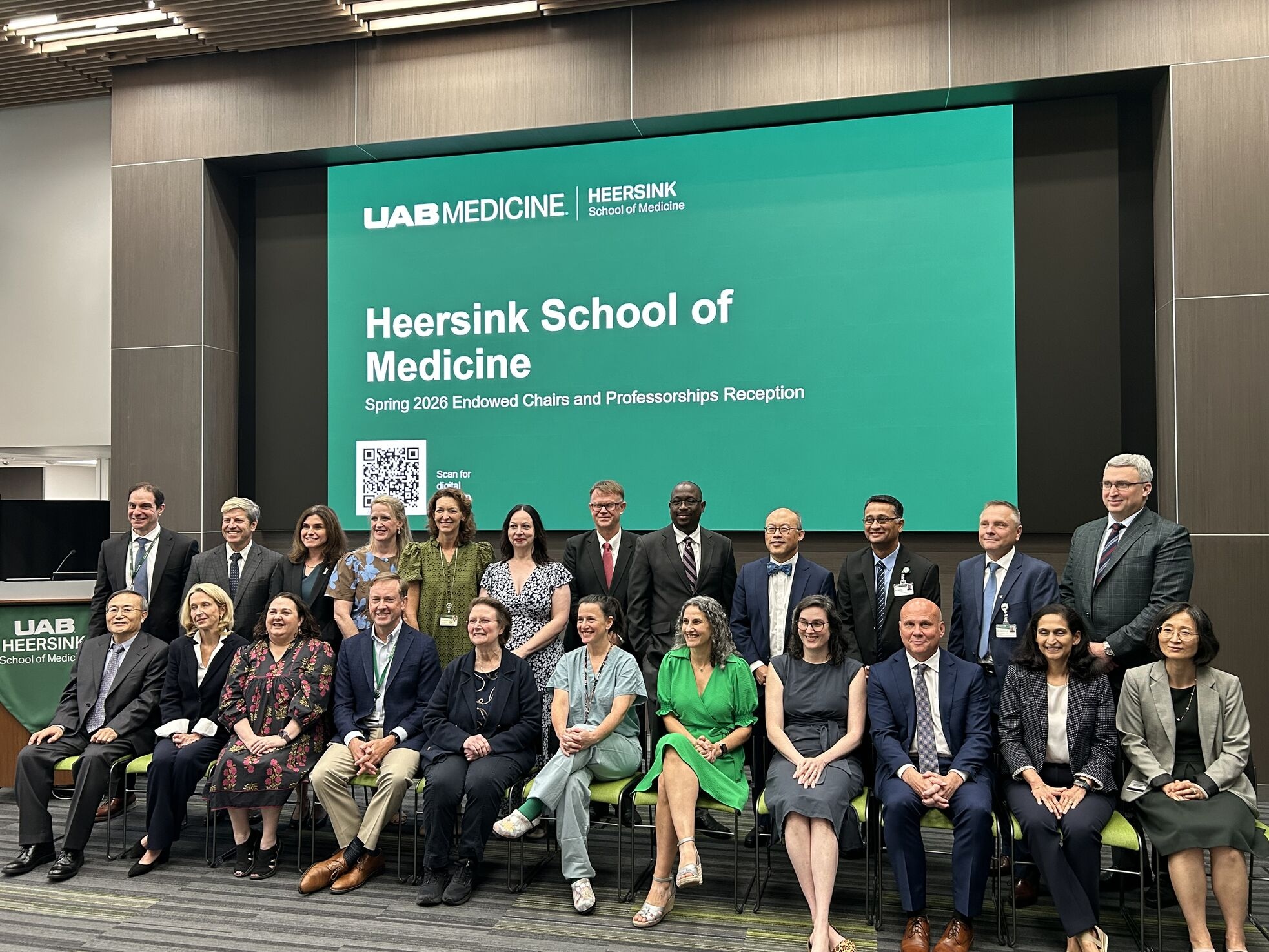 Heersink faculty honored at Spring 2026 Endowed Chairs and Professorships Reception