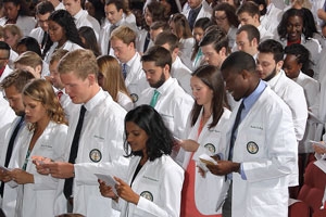 New first-year medical students honored at annual White Coat Ceremony