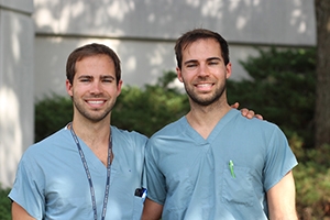 Identical twin brothers will share rotation at Highlands Hospital in early 2019