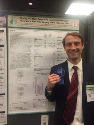 Resident wins first place at Combined Otolaryngology Spring Meetings