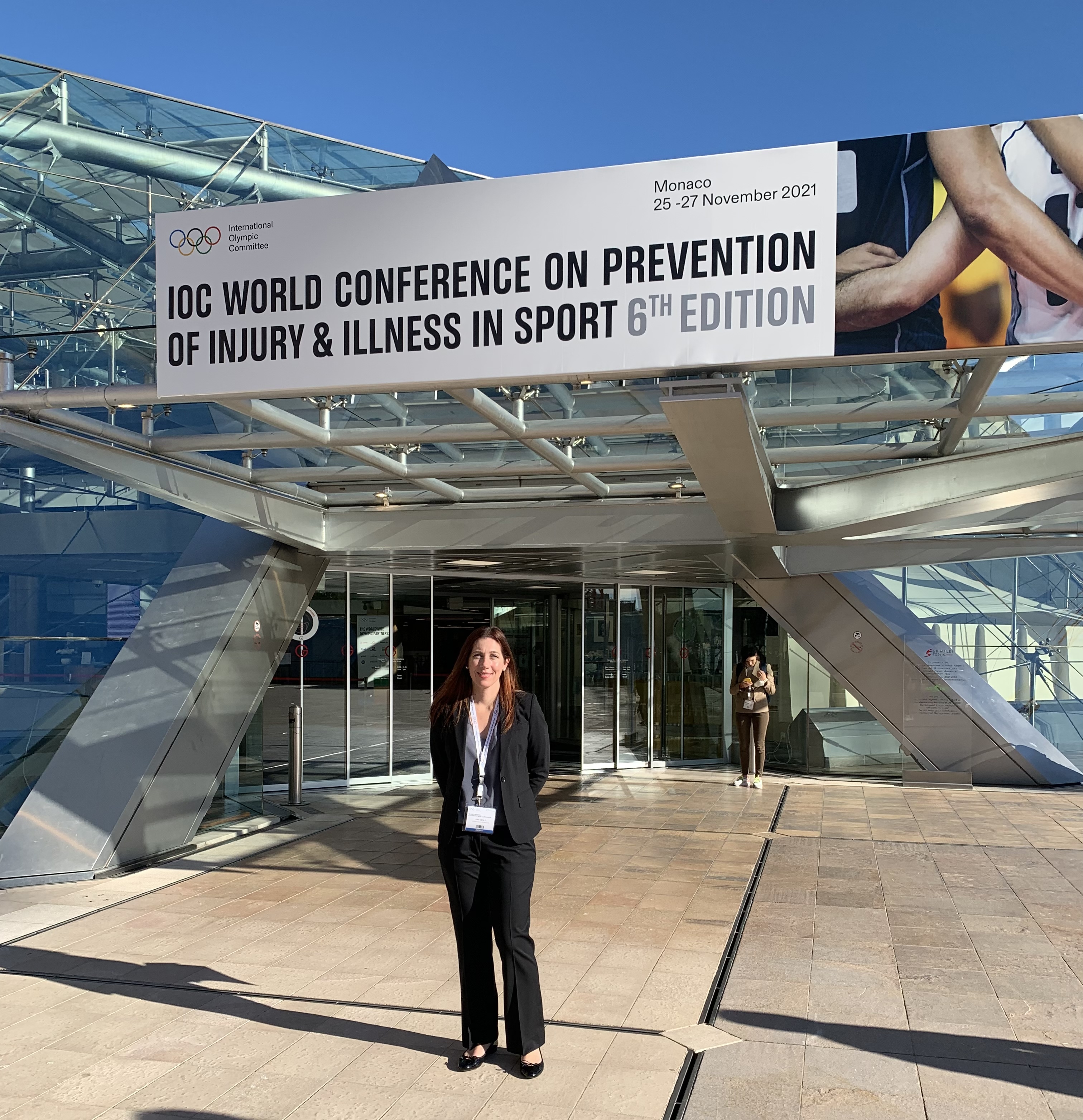 Dr. Gould at the IOC