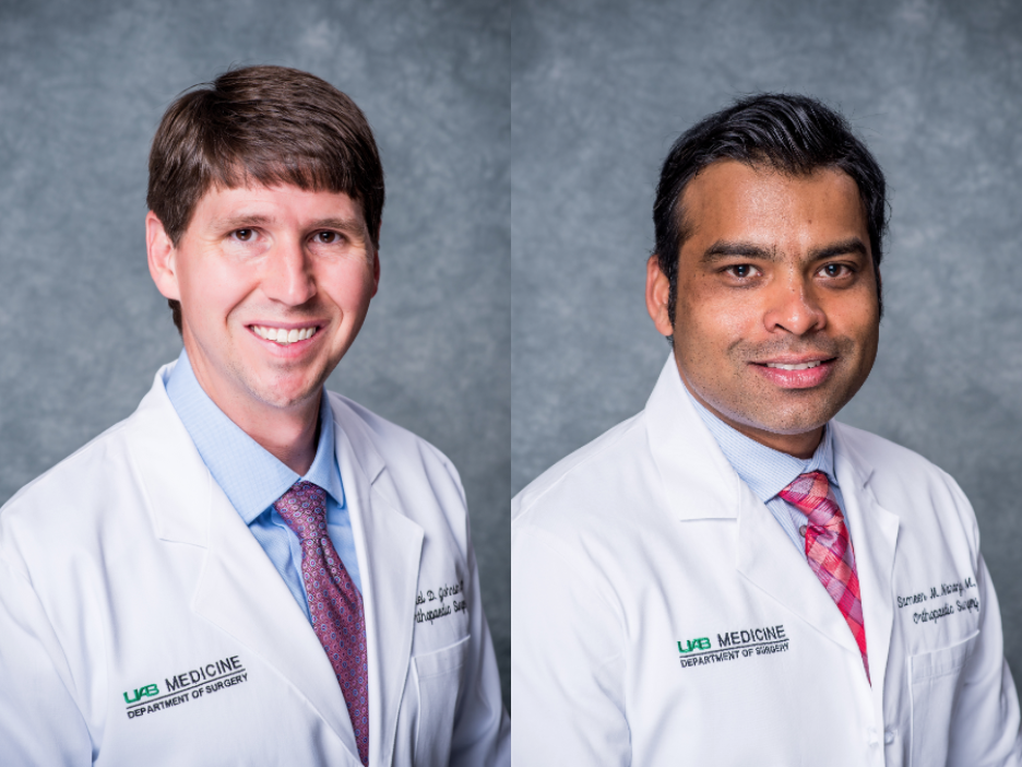 Johnson and Naranje promoted to associate professors Orthopaedic Surgery