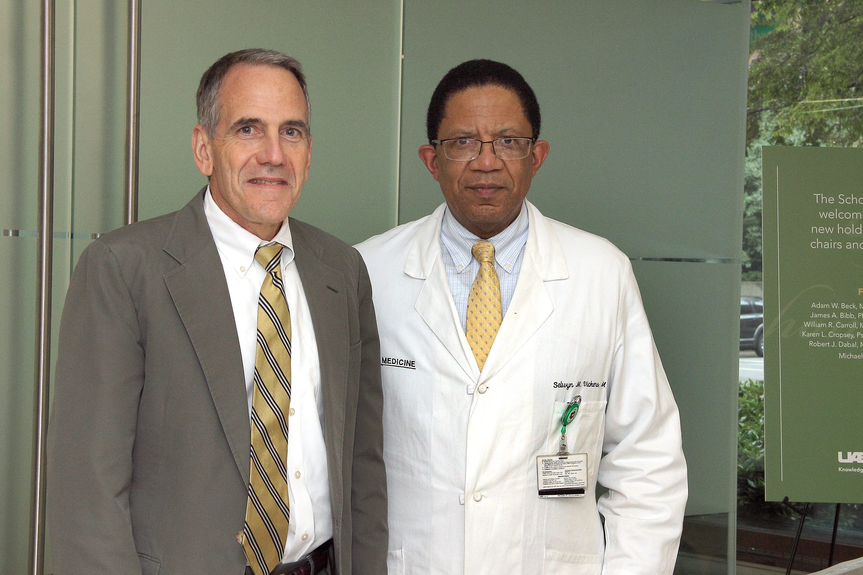 Dr. William Carroll and Dr. Selwyn Vickers UAB