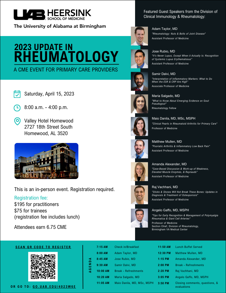 Rheumatology Save the Date for CME Event Page 1