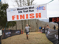 Dr. Porterfield finishing Mount Cheaha