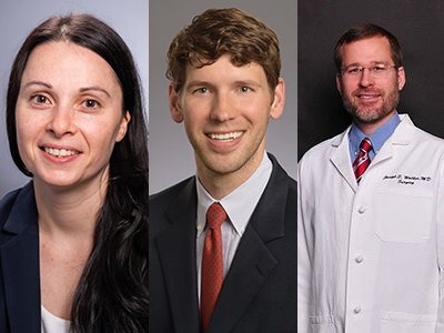 Department of Surgery welcomes Bateni, Hurst, and Walker
