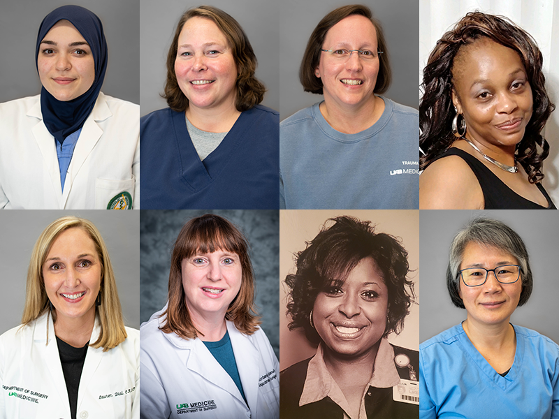 Women in Medicine: Meet eight women from UAB's trauma, burn, and wound care services