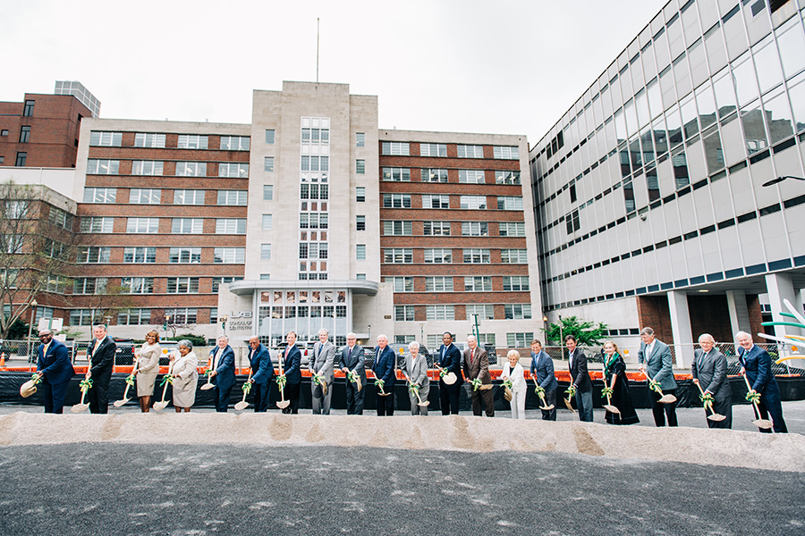 Local, state and UAB officials break ground on the Altec Styslinger Genomic Medicine and Data Sciences Building, photo by Andrea Mabry