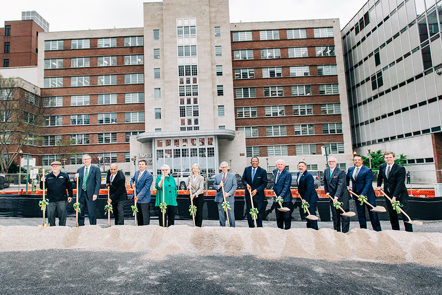 UA System and UAB officials break ground on the Altec Styslinger Genomic Medicine and Data Sciences Building, photo by Andrea Mabry