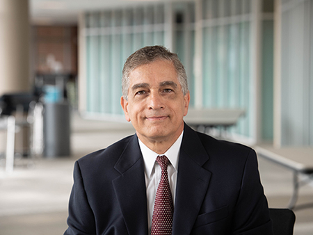 Environmental head shot of Dr. Fouad Fouad, PhD (Professor/Chairman, Civil, Contruction, nad Environmental Engineering), 2018.