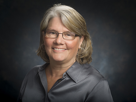 Head shot of Dr. Jennifer Pollock, PhD (Professor, Nephrology), 2016.