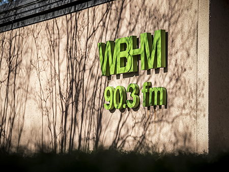 Exterior of WBHM 90.3 FM public radio station building, 2017.