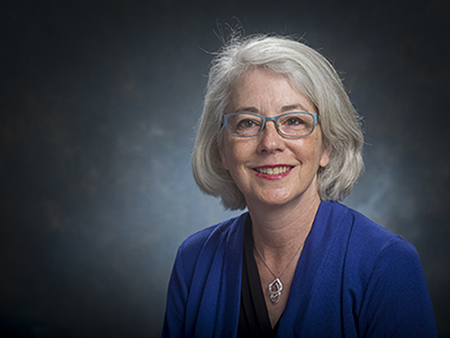 Head shot of Dr, Mary-Ann Bjornsti, PhD (Professor/Chairman, Pharmacology/Toxicology), 2018.