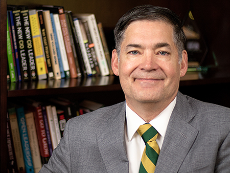 Environmental headshot of Dr. Curtis A. Carver Jr., PhD (Vice President/Chief Information Officer, Information Technology; Professor, Computer Science), 2017.