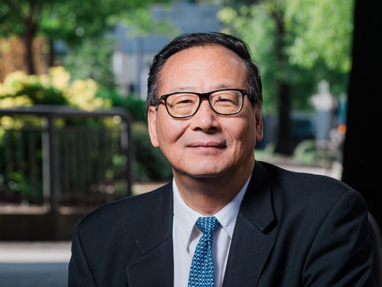 Environmental headshot of Dr. Jianyi "Jay" Zhang, PhD (Professor/Chairman, Biomedical Engineering), August 2021.