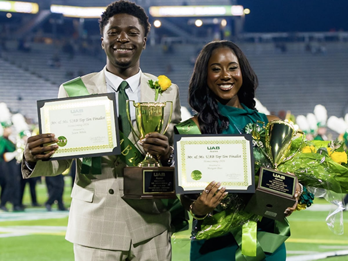 New Mr. and Ms. UAB 2027 are Jason Mbila and Morgan Bias