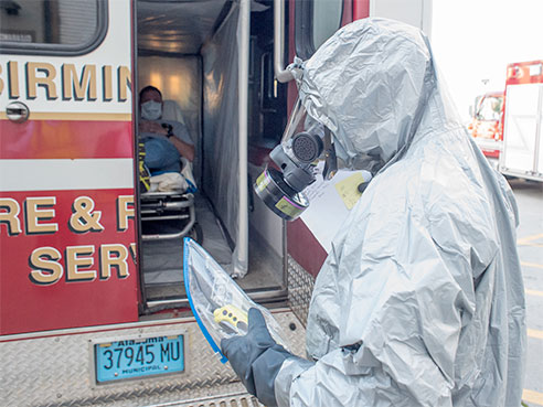 ebola drill