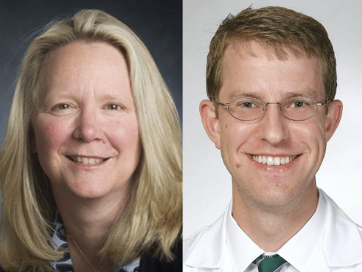 Head shot of Fran Lund and John T. Killian