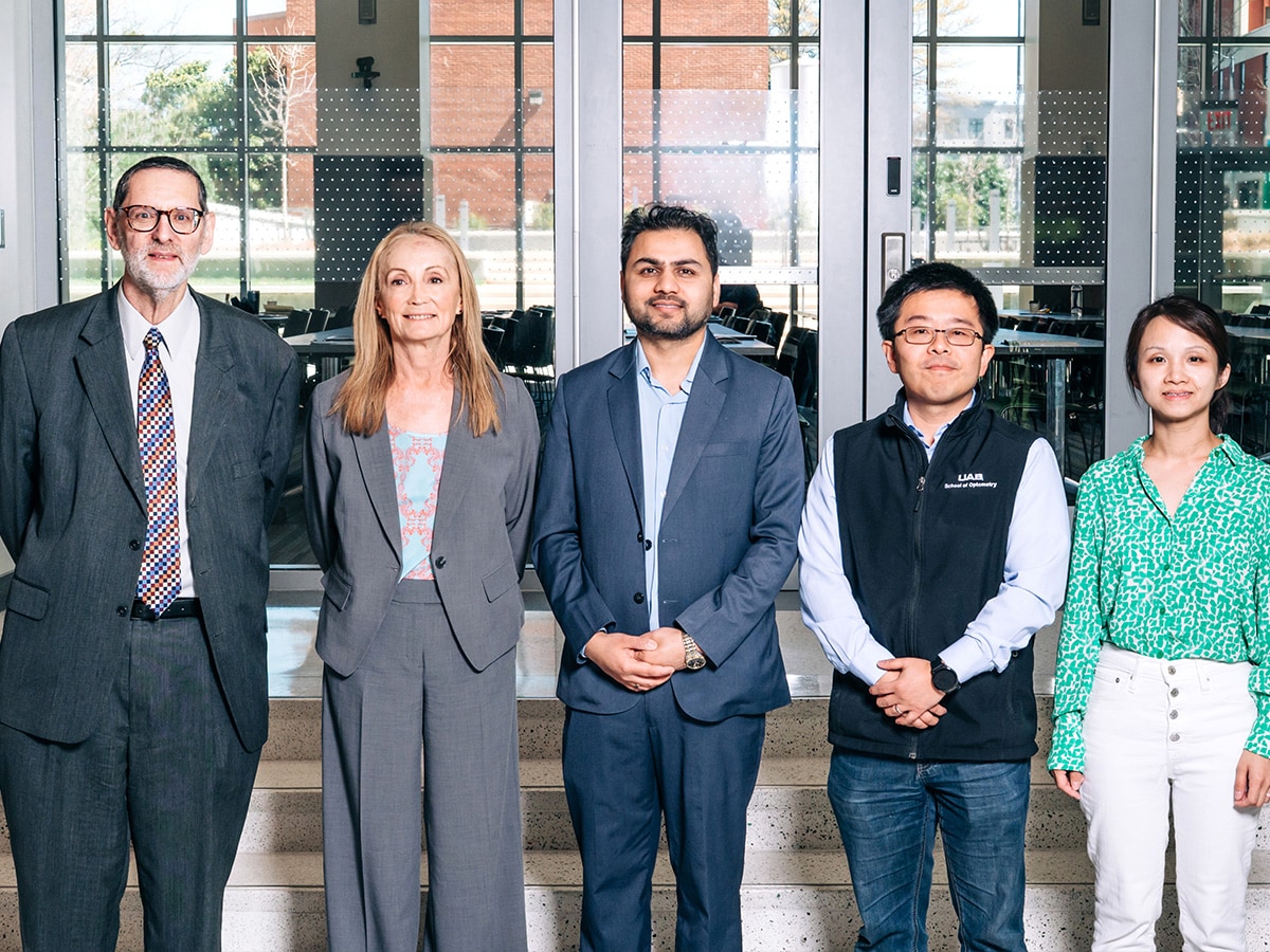 Interior group photo of UAB Vision Retreat Leadership Committee