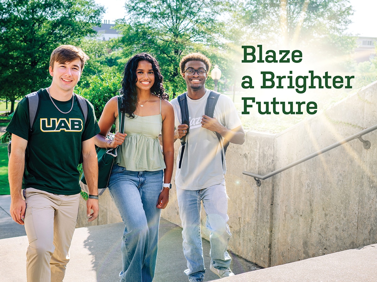 UAB launches new campaign, “Blaze a Brighter Future,” showcasing student success and opportunity