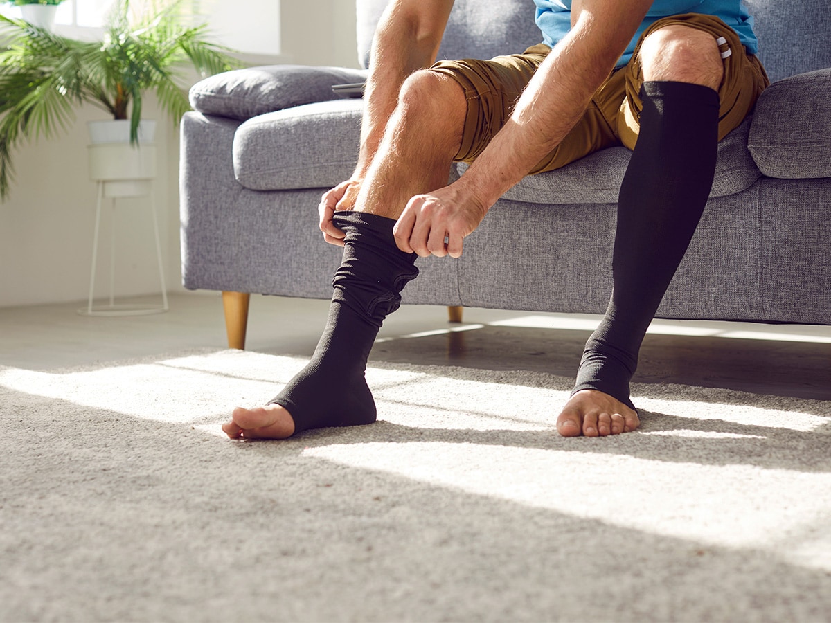 Are compression stockings helpful?