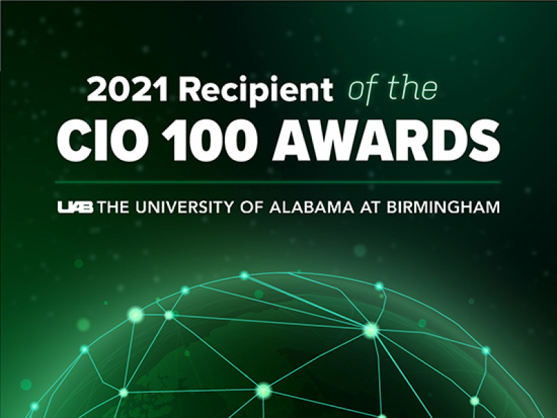 IDG’s CIO 100 award recognizes UAB’s excellence and innovation in IT