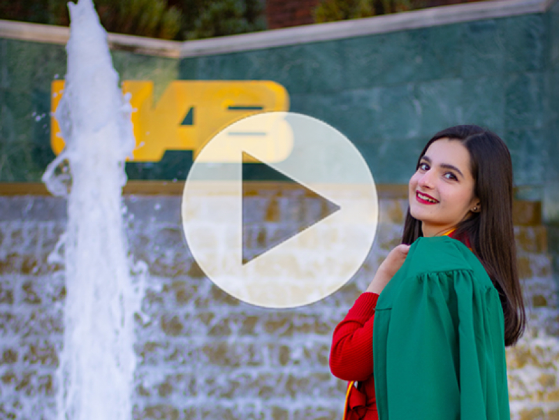 Banner year for Khan, a Pakistani American graduate of the UAB public relations program