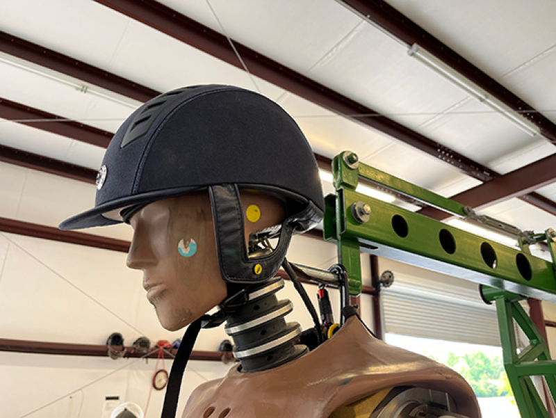 UAB researcher examines effect of equestrian helmets on head and neck injuries