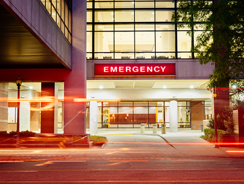 Hospital emergency departments are open for business