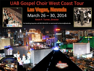 UAB Gospel Choir heading to Sin City for spring break tour
