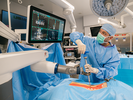 New spine robot added to UAB’s robotic surgery lineup