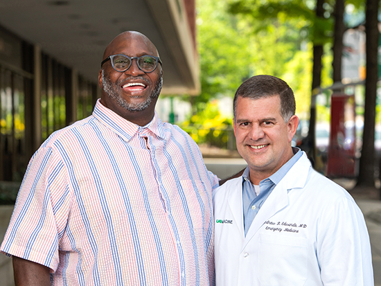 CPR and AED save life of man at the gym with help from UAB physician