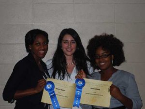 Psychology students Denny and Walters each win first place in research expo