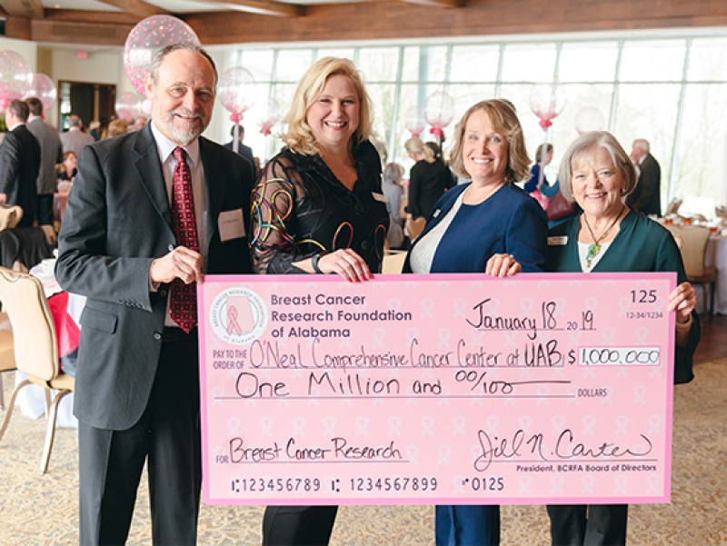 BCRFA donates $1 million to O’Neal Comprehensive Cancer Center