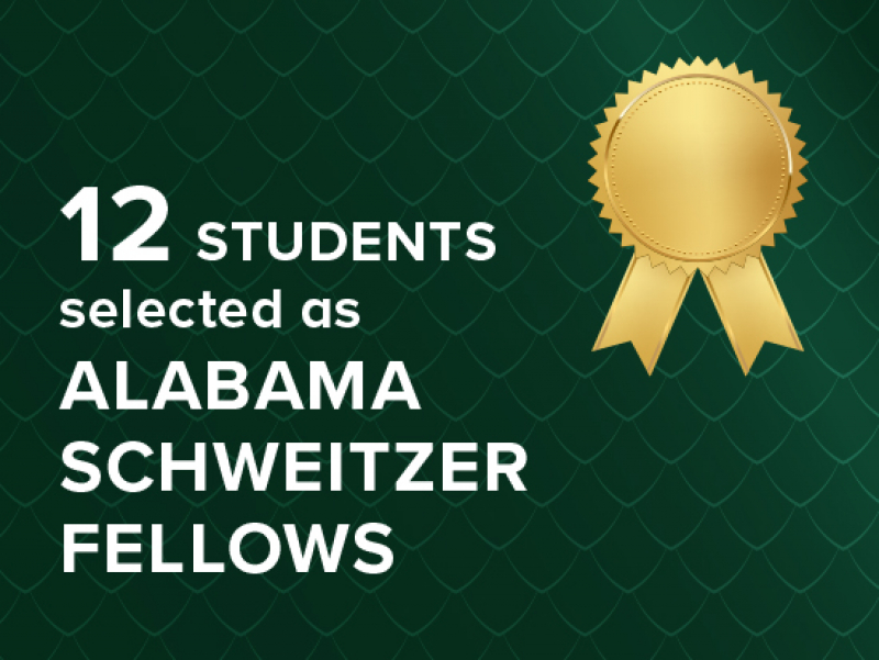 UAB students named to the 2023-24 Schweitzer Fellowship class