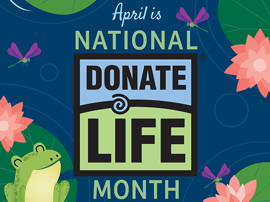 Legacy of Hope celebrates National Donate Life Month, National Donate Life Blue & Green Day