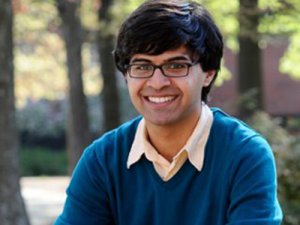 Krish Varma awarded a Fulbright Scholarship to teach in India
