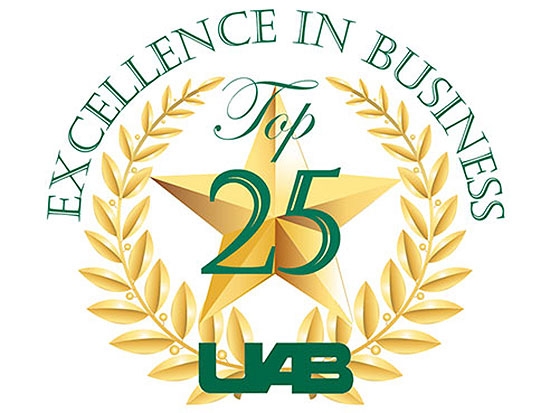 Fifth annual class of UAB Excellence in Business Top 25 announced for 2017