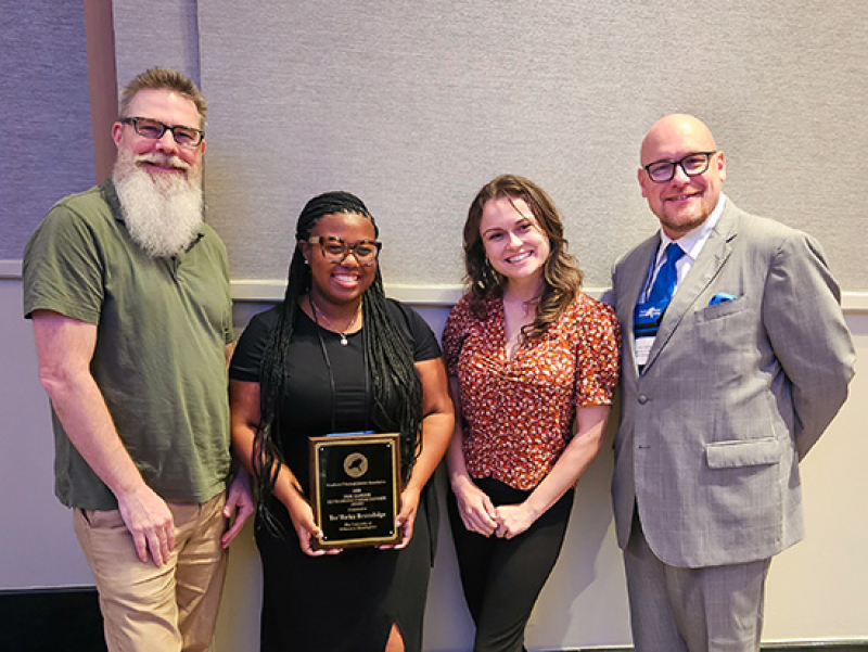Two Criminal Justice students win awards