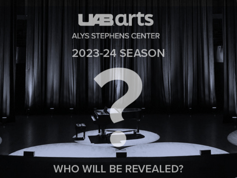 UAB’s Alys Stephens Center counts down to 27th season: new artists announced