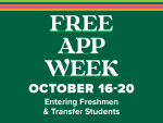 Entering first-time freshman, transfer and online students can apply to UAB free from Oct. 16-20