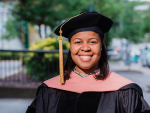 Christina J. Glenn is the first Doctor of Public Health with a concentration in biostatistics graduate from UAB’s School of Public Health. (Photography: Lexi Coon)