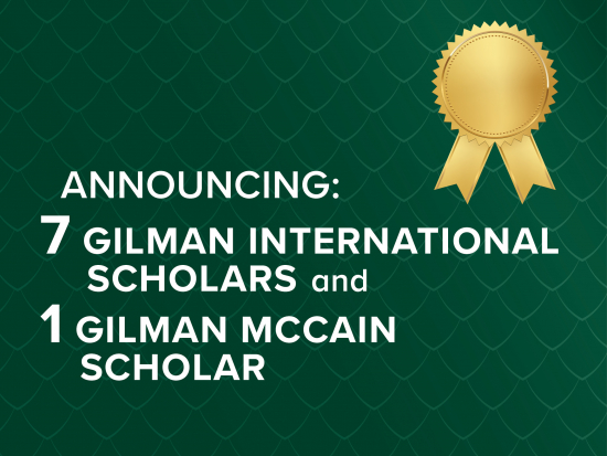 Eight UAB students will study abroad as 2024 Gilman Scholars